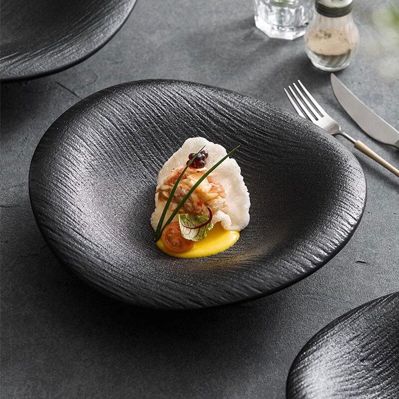 

Deou Starlight Irregular Cloud Stone Ceramic Deep Dish