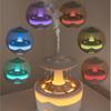 Unique and Safe: Fashionable Colorful Raindrop Humidifier with Silent Rain-Fragrance and Night Light Functions