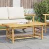 VidaXL Coffee Table 110x55x45 Cm Bamboo, Side Table, Living Room Table, Accent Table, Sofa End Table, Center Table, 368046