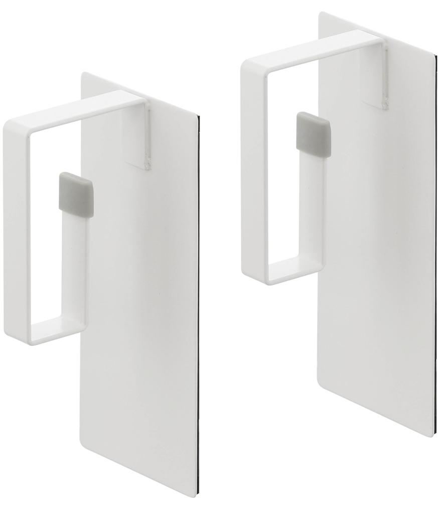 Yamazaki Magnetic Washing Machine Laundry Net Hanger W7 x D6 x Plate 3584 Plate, White, Approx. H16cm,