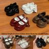 4 Colors Dolls Bright Leather Boots Internal Length 6*2.5cm Dress Up Footwear  for 1/4 BJD Dolls