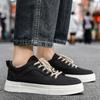 Men's Height-Boosting Thick-Soled Canvas Shoes - Breathable Summer Retro Lace-Up Sneakers