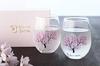 [Authentic] Marumo Takagi Ceramic Temperature-Controlled Sakura Free Glass Set (Pair) - Enjoy the Cherry Blossoms In Full Bloom! Perfect As a Gift for