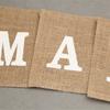 Bar Decoration Jute Burlap Bunting Rustic Just Married Mr Mrs Wedding Banner Garland Party Flags Candy Event Home Party Supplies