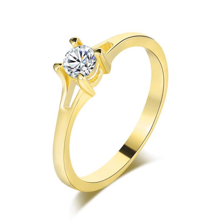 

Simple Classic Dainty Rings for Women Four Claws Mini Cubic Zirconia Rose White Gold Color Birthday Gift Fashion Jewelry KCR231 5