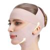 Bandagem de emagrecimento facial de dois andares, cinto de levantamento facial, cinta de emagrecimento facial em linha V, tensor de queixo duplo, ferramenta de máscara facial de tira fina