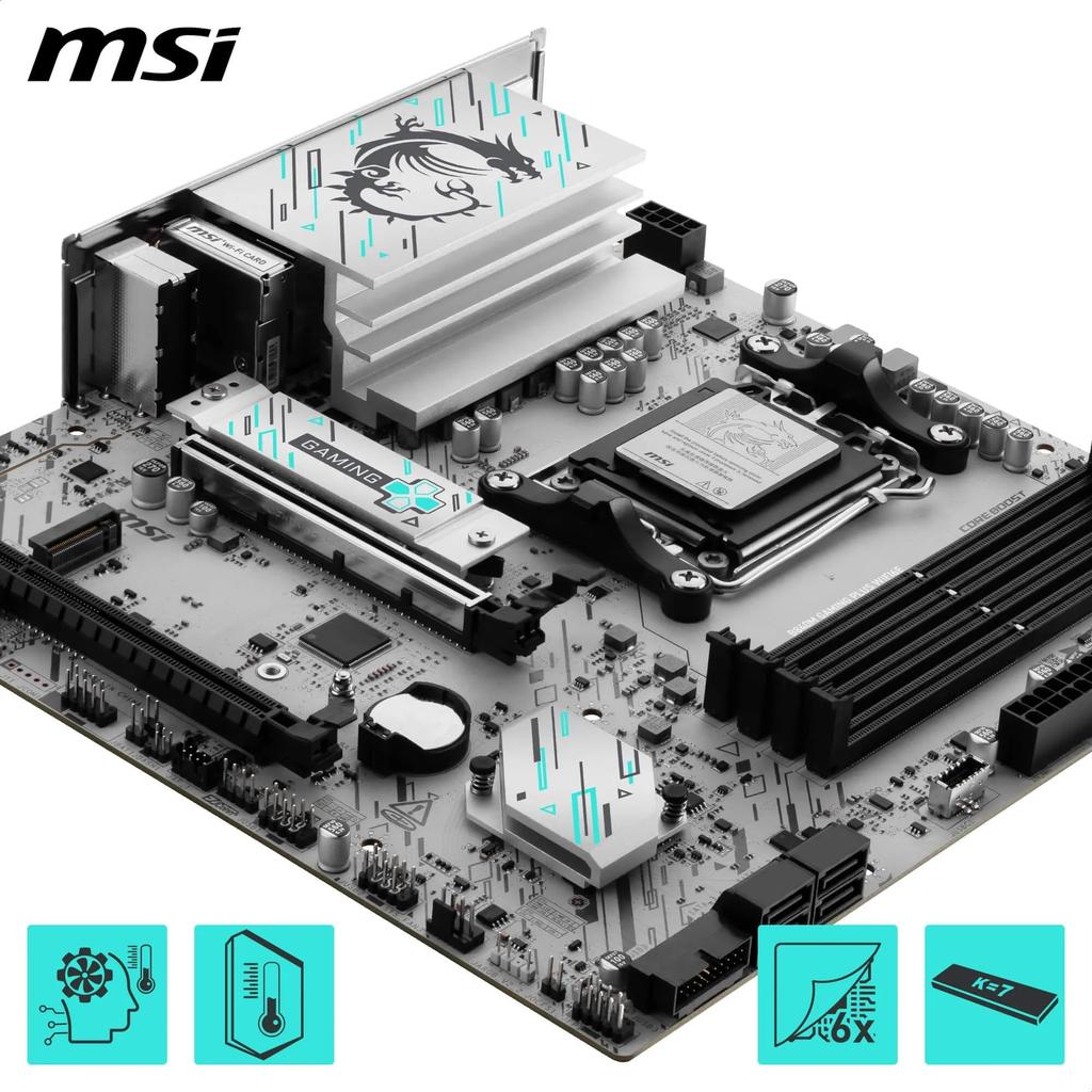 MSI B840M GAMING PLUS WIFI6E Gaming Motherboard MB6805 Micro-ATX