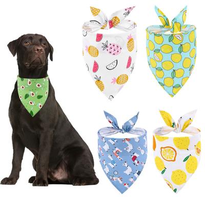 Heiß! Haustier Hund Bandanas Kragen Sommer Obst Dreieck Schal Speichel Handtuch Bandanas Zubehör für Hunde Katzen