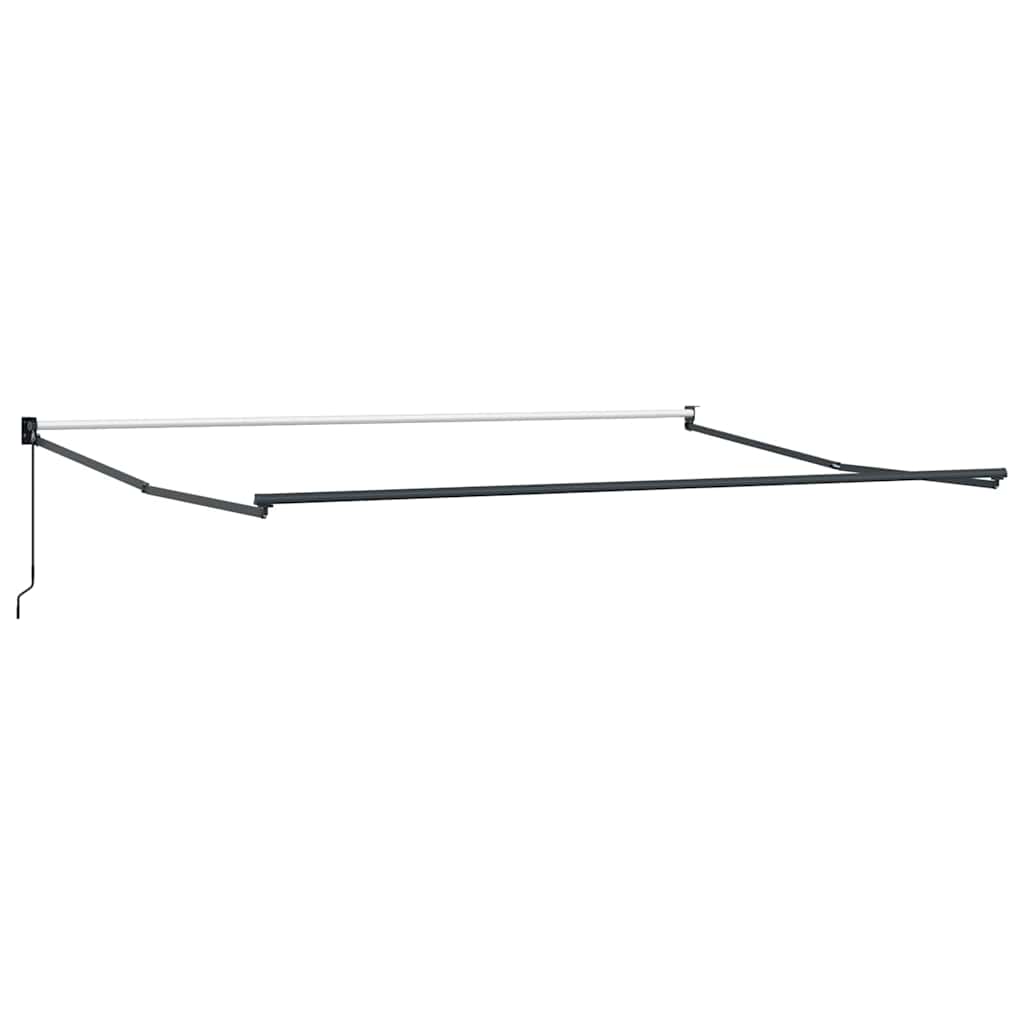 Retractable Awning Green and White 400 X 300 Cm