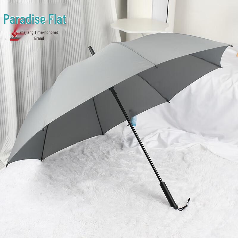Heaven Umbrella Large Semi-Automatic Straight Windproof Umbrella