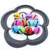 22mm Candy Color Enamel Metal Bells - Christmas Ornaments, DIY Pet Accessories, Keychain Pendants