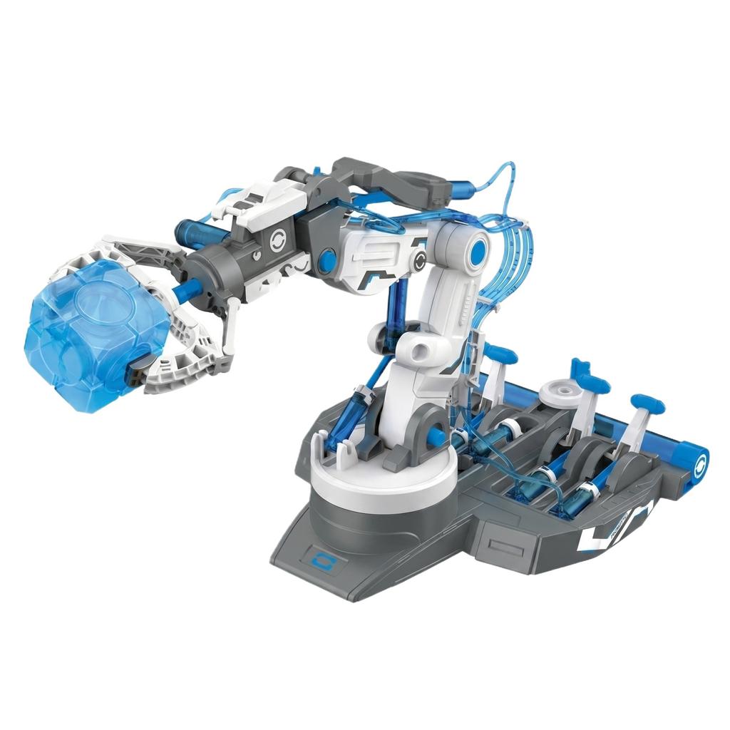 STEM Hydraulic Robotic Arm Educational Toy Science Experiment Kit Mechanical Arm Model for Children Learning Engineering and Technology