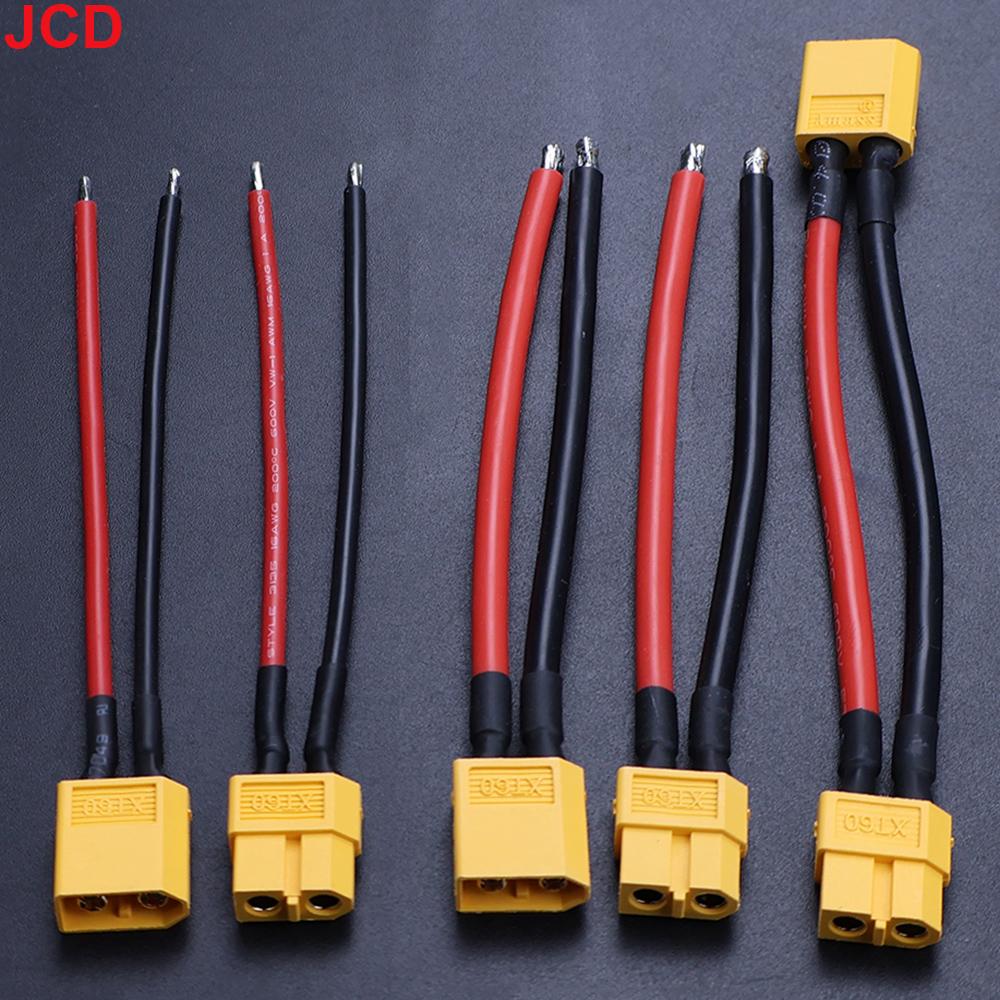 XT60 Battery Male Female Connector Plug with 12/16AWG Silicone Wire Cable For RC Airplane Lipo Battery ESC FPV Drone Car Boat