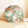 1pc Llama Flowers Pattern Umbrella Design Automatic Opening and Closing Umbrella, High-quality Travel Umbrella, Lightweight and Portable, -74