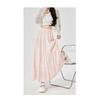 skirt White women's new high waist and thin a word summer long dress small fluffy cake skirt