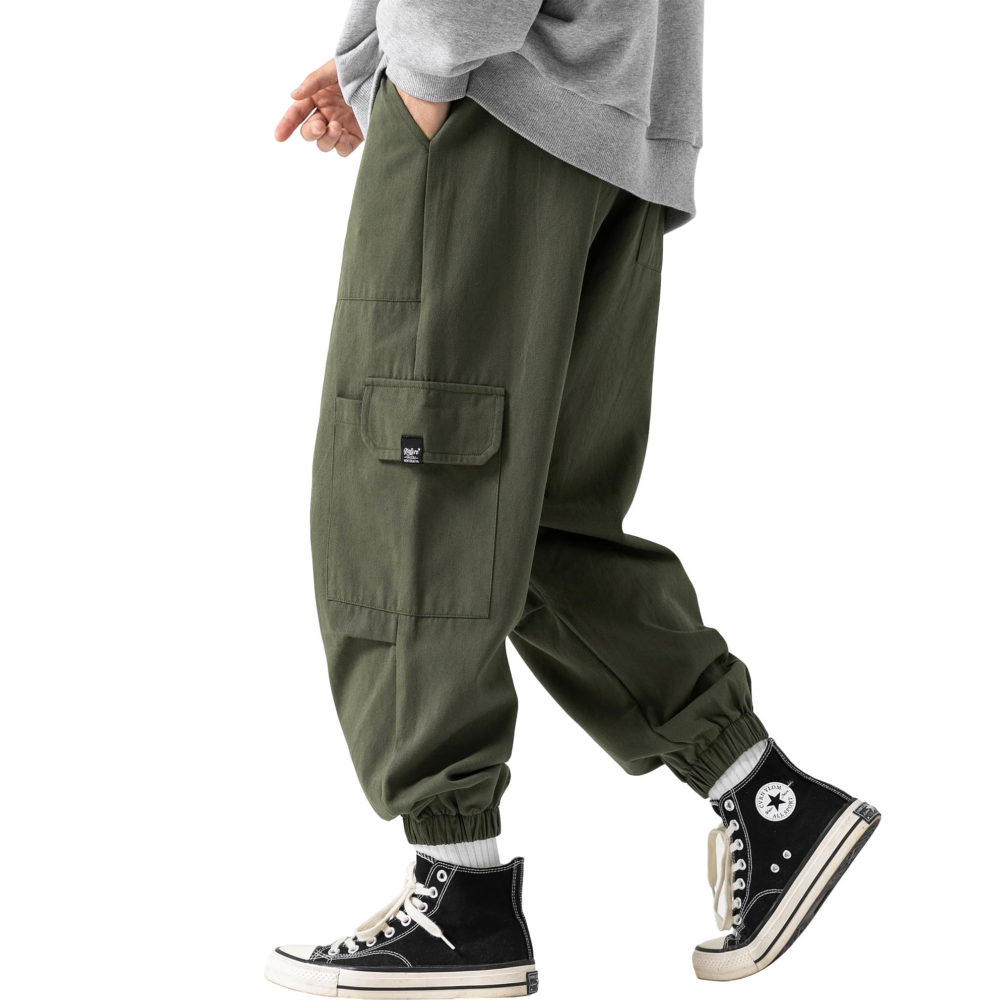 

Easykode Грузовые Хлопковые Укороченные Шаровары Популярные Осенние Свободные Чино Прохладные Широкие Больших Размеров Рабочие XL Мужские Брюки, 100% Твил, Длина, Брюки, Одежда, Стильные,