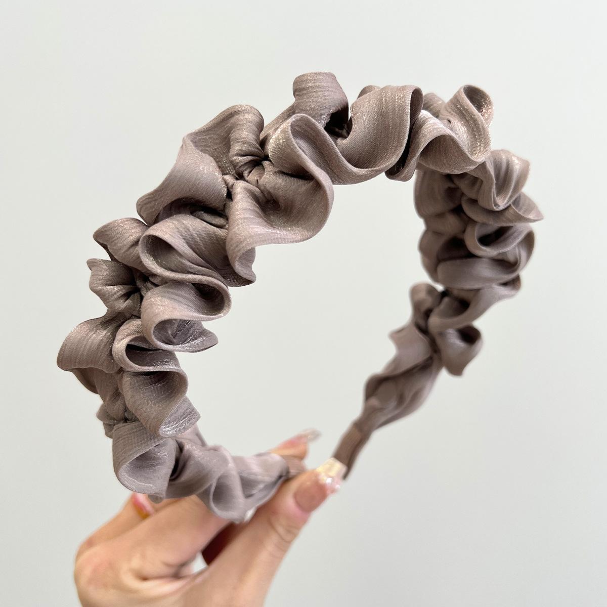 

Летние цветные атласные резинки для волос, повязка на голову, аксессуары для волос для взрослых, украшения для волос