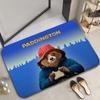 Home Decor Cute P-Paddington Bear Doormat Cartoon Carpet for Bedroom Bedside Soft Carpets Living Room Anti-slip Rugs Foot Mat