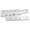 Stainless Steel Screw Pitch Gauge 29 Degree Thread Gauge Grinding Gauge Tool Thread Grinding Setup