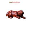 Rosewood Carved Pixiu Ornament: Gourd & Dragon Turtle Handicraft