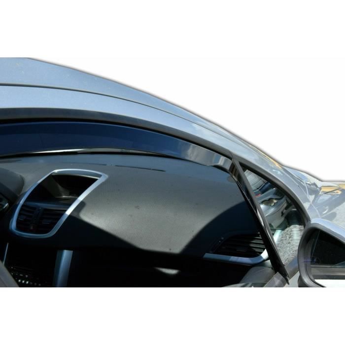 J&amp;J AUTOMOTIVE | Heko Deflecteurs d'air Déflecteurs de Vent Pour Peugeot 207 2006-2012 5P. Berlina