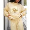 Trendy Women's Autumn Loose-Fit Sweatshirt with Mid-High Neck – European Size