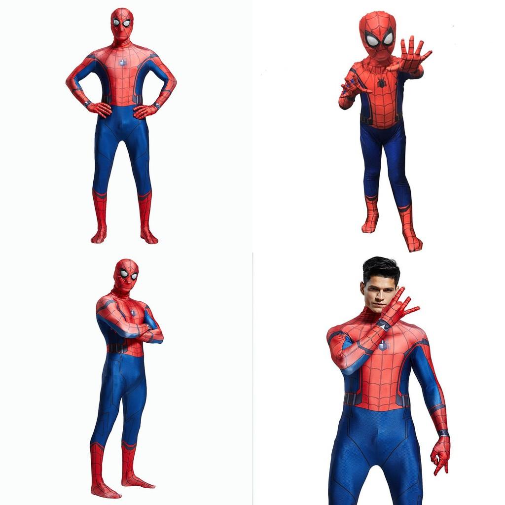 Spider-man Homecoming Superhero Costume Featuring Skin-friendly Lycra Spandex Material