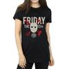 Friday 13th Womens/Ladies Day Of Fear Cotton Boyfriend T-Shirt