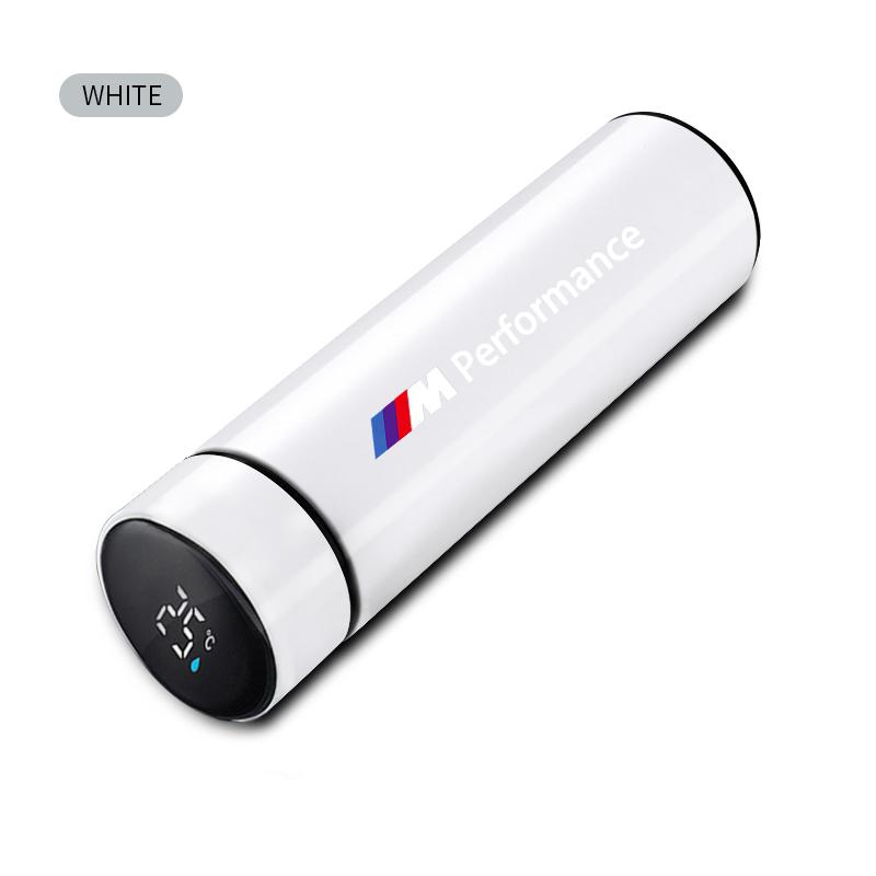 YAMHS1 Car Smart Thermos Mug Insulation Cup Led Digital Temperature Display For BMW E34 E36 E60 E90 E46 E39 E70 F10 F20 F30 X5 X6 M5 M6