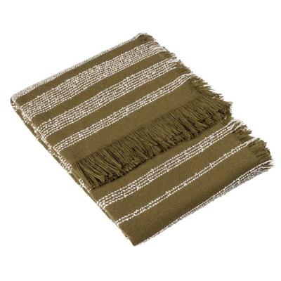 Hoem Jour Woven Linear Fringed Throw