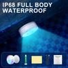 Rechargeable Submersible Pool Lights With Remote Waterproof Underwater Charging 16 Color Changing LED With Magnet Floating Light