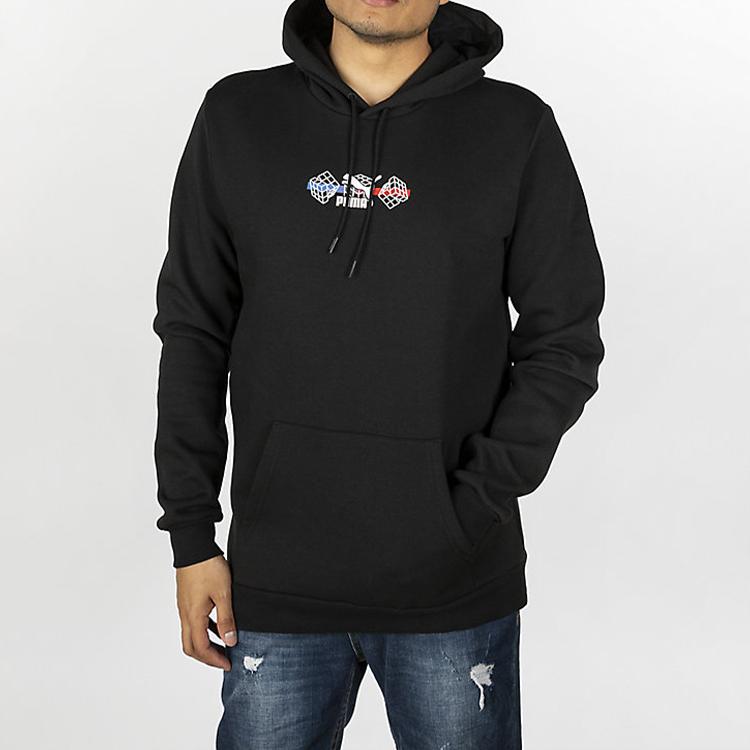 Puma Casual Sports Hoodie Long Sleeve Men Hoodies Black 598112-01