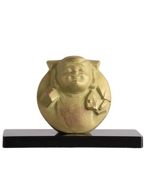 God of Fortune Ebisu Nitten Sculptor Sotaro Saegusa Statue Figure Ornament Seven Gods of Fortune Ebisu Takaoka Copperware Prototype_Buddha (Fukukami
