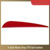Longchen Water Drop Streamlined Rubber Fletching Arrows Accessories