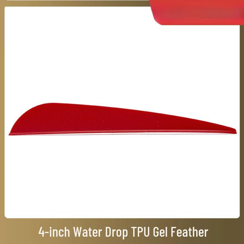 Longchen Water Drop Streamlined Rubber Fletching Arrows Accessories