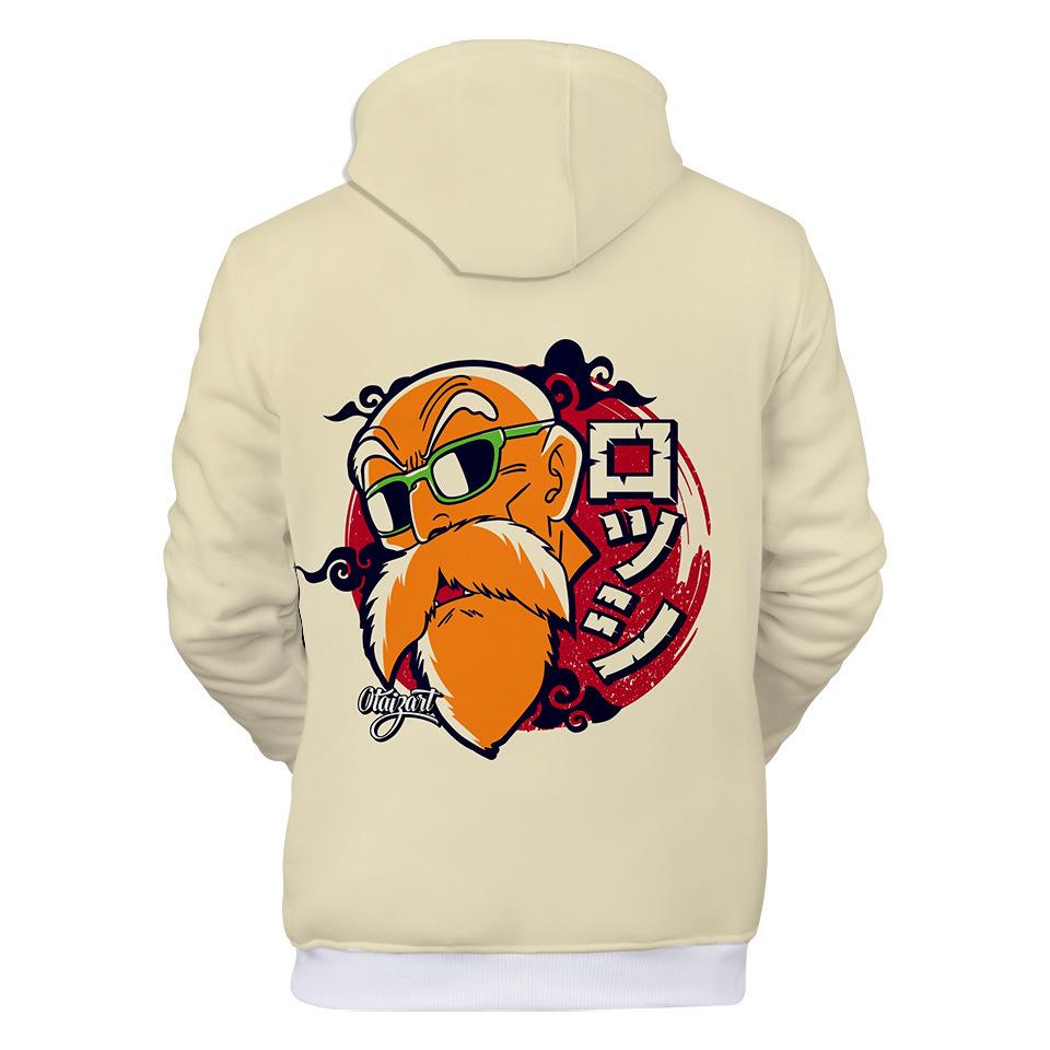 10 Colors Men Women Anime Hoodies New Streetwear Casual DRAGON BALL Z Cartoon Printed Hooded Pullover Sweatshirts
