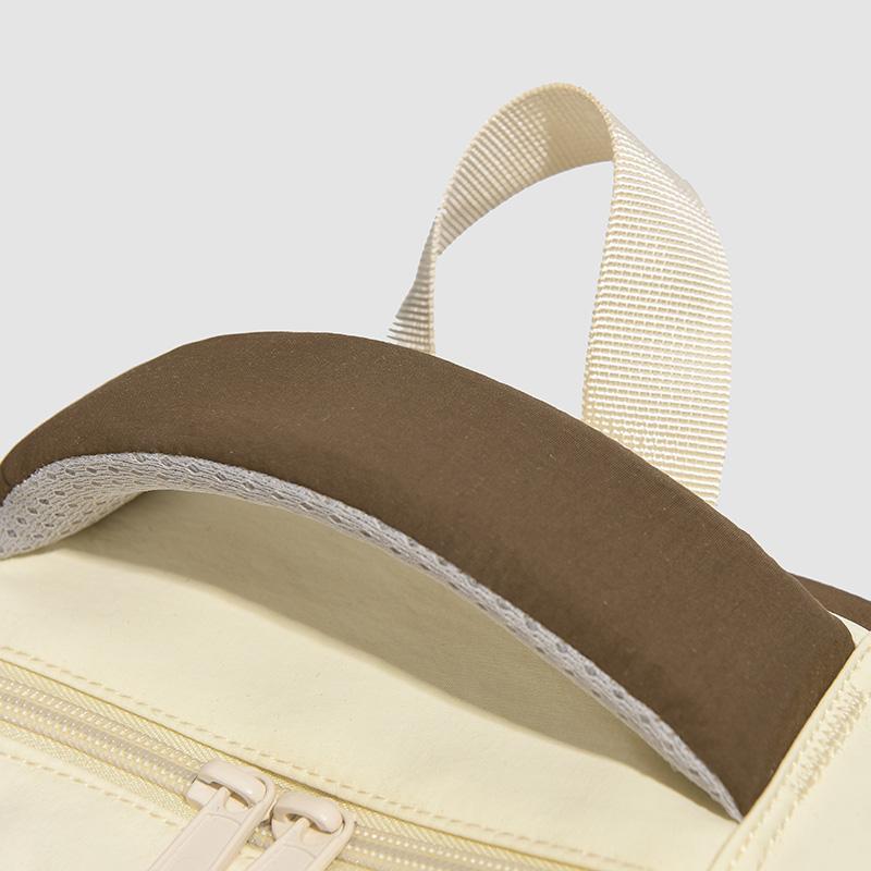 Contrast Color Schoolbag Lightweight Travel Backpack Large Capacity Backpack