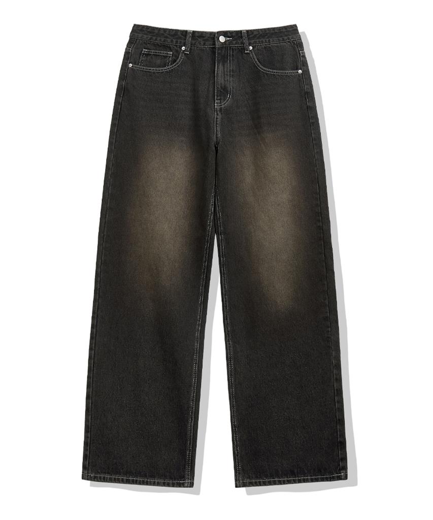 ANEWBROS Nord-Washed Wide Denim Pants 7 Colors [Anbd_8002] (A Type)