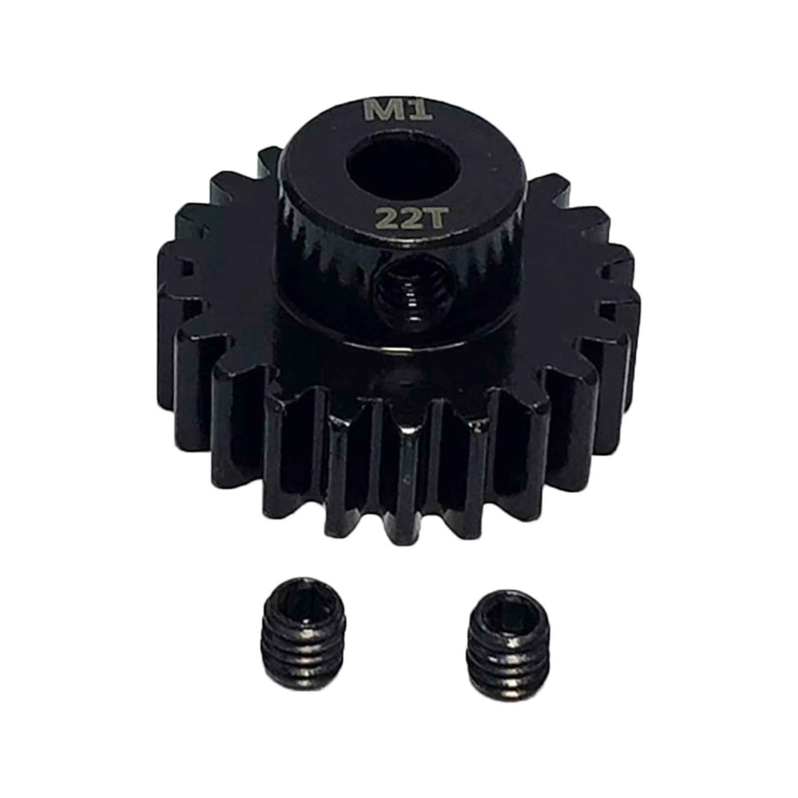 

11T-34T Material Harden M1 5mm Shaft Metal Brushless Brush Pinion Motor Gear for 1/8 RC Buggy Truggy Monster Truck Заміна M1 19T