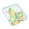 Waterproof Salon Large Hair Cutting Cape Adjustable Professional Map Print Stylist Hairdresser Apron for Adults