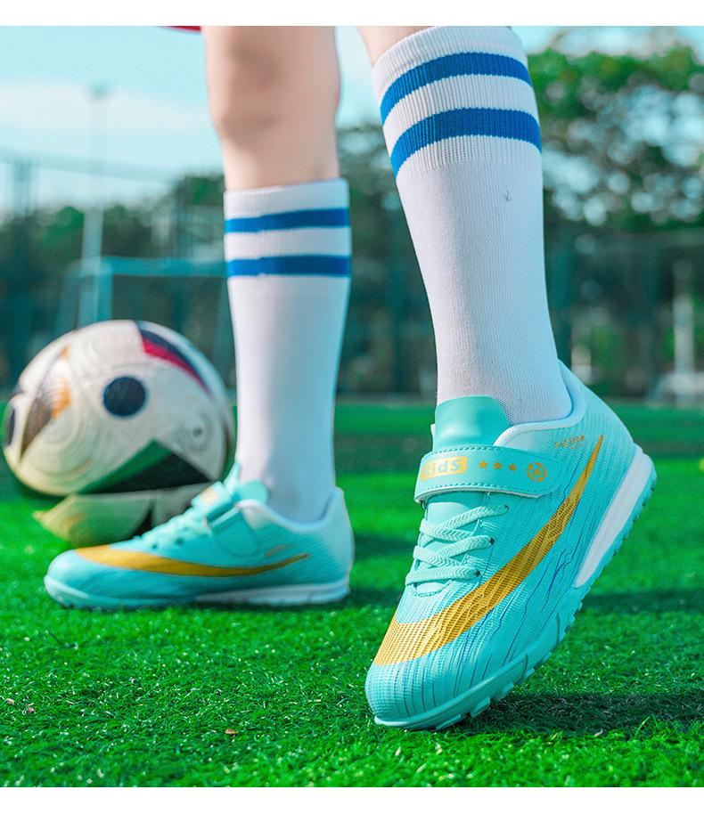 Teacher-Approved Velcro Studded Football Shoes for Students & Children