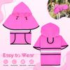 Weesiber Dog Raincoat - Reflective Dog Rain Jacket - Waterproof Dog Rain Coat - Adjustable Dog Poncho - Lightweight Dog Slicker for Dog Walking