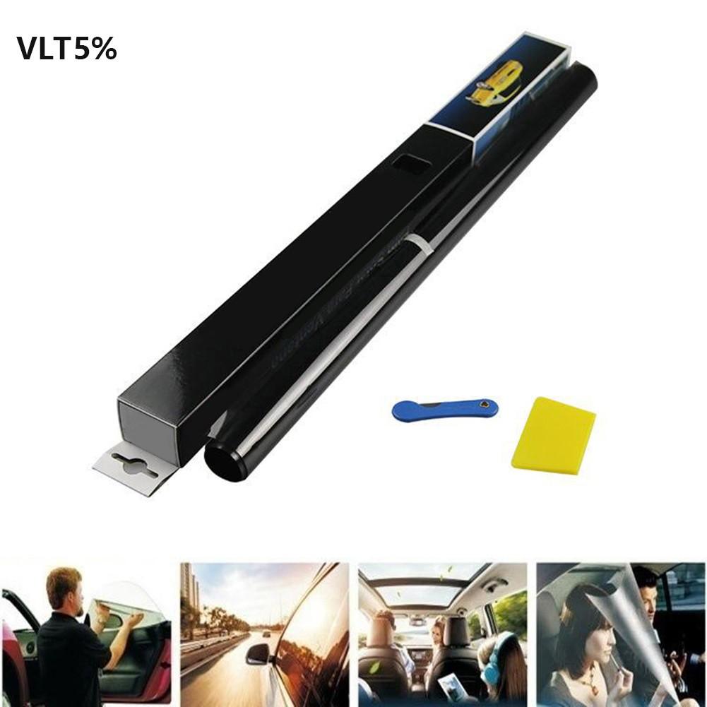 300X50CM Tinted Film Black Car Glass High Quality New