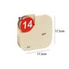 Mini Perpetual Calendar Flip Kitchen Desk Decor Classic Desk Calendar  Home and Office Use