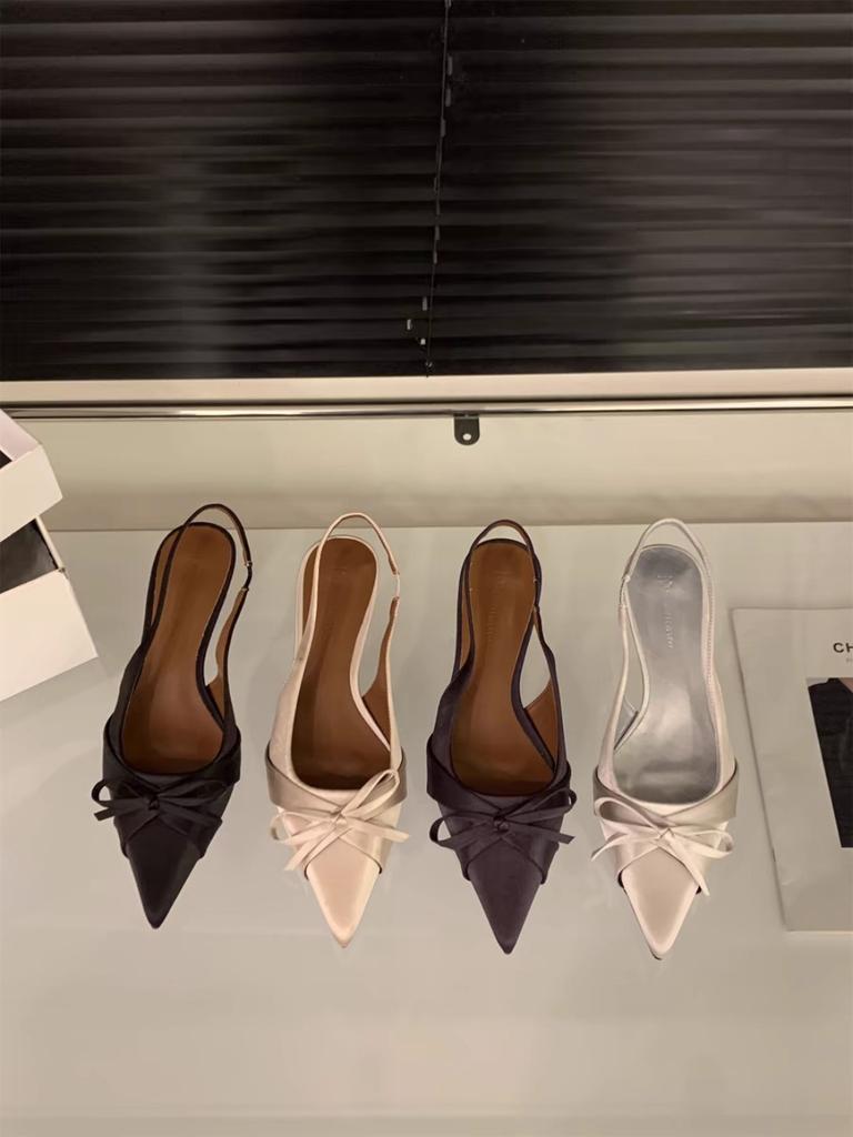 Mode Sommer Absatz Damen Sandalen Mode Schmetterlingsknoten Singbacks Pumps Stripper Party Weiblich Sandalias