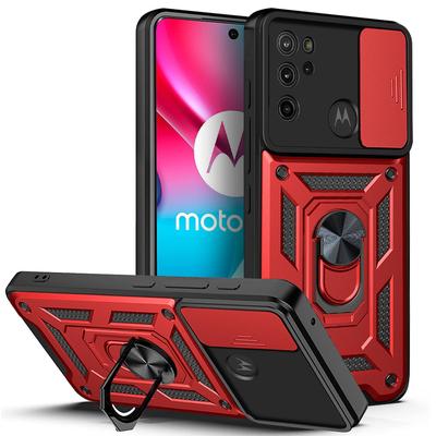 Custodia per Motorola Moto G60S Bumper Antiurto Armatura Protezione Lente Fotocamera Anello Magnetico Copertura per Moto G 60S