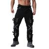 Erkekler Moda Hip Hop Joggers Punk Rock Kargo Pantolon Fermuarlar Streetweed Erkekler Vinatge Pantolon