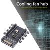 Multi Way Splitter Extension PWM Cooler Fan Hub SATA/4 Pin 1 To 8 Way 3Pin 12V Power Socket PC Speed Controller for Computer
