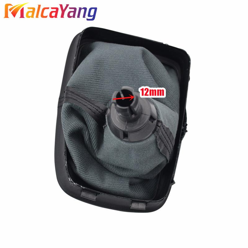Car Gear Shift Knob Shifter Lever PU Leather Gaiter Boot Cover Collar For Seat Alhambra 2000-2010 A Perfect Replacement