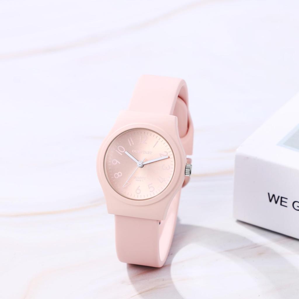 Waterproof Silicone Watch for Stylish Analog Display Quartz Watch Fashion Accessory Perfect Gift for or Day Cute, Women - Birthdays, Christmas,